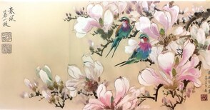 Chinesische Tuschemalerei – Blumen, Vögel und Insekten