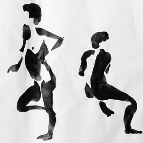Aktzeichnen – Linie und Fläche in Tusche
