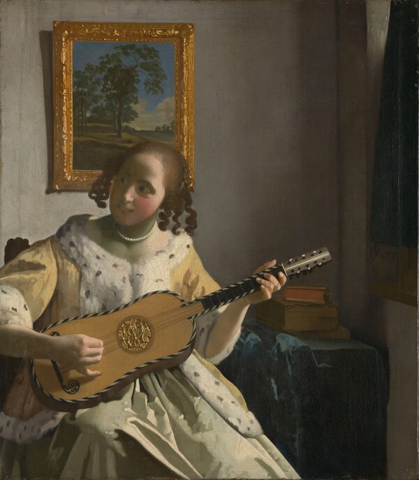 Jan Vermeer / Die Gitarrenspielerin