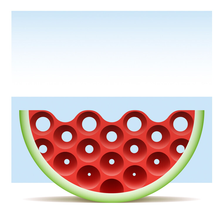 Peepholed Watermelon