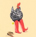 Gestiefeltes Huhn