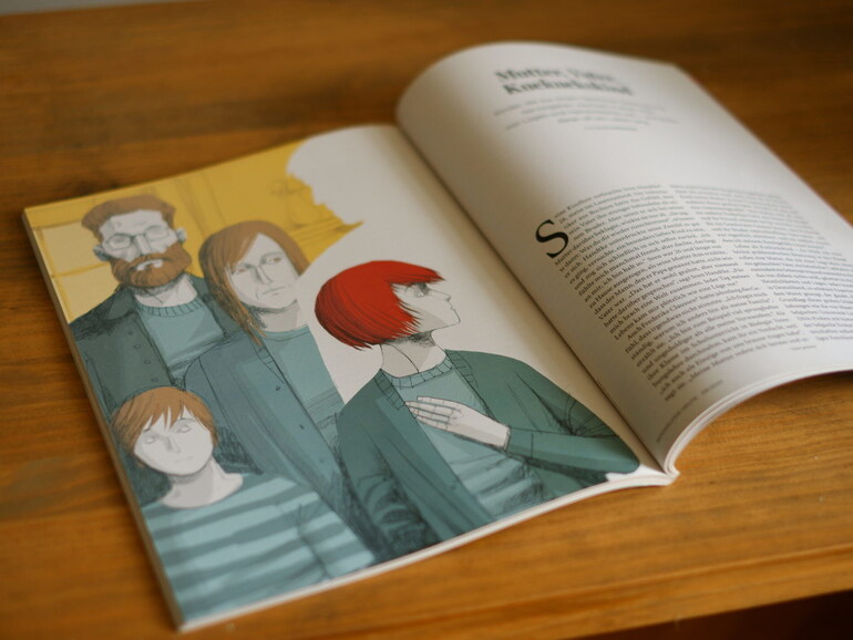 Eugenio Belgrado, Opener and side illustrations for the Magazine "Psychologie Heute"
