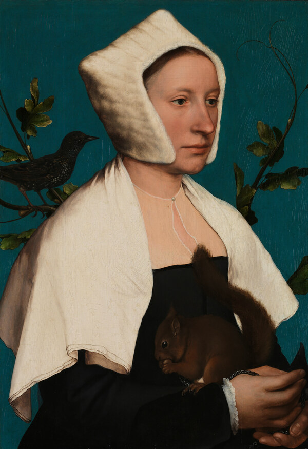 Hans Holbein der Jüngere / Dame mit Eichhörnchen